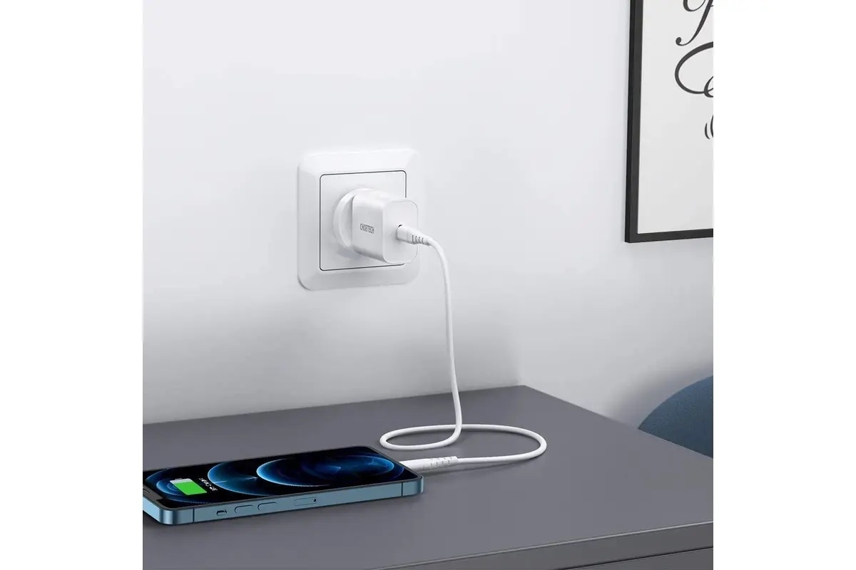 CHOETECH MIX00109 USB-C PD 20W AC Charger Adapter 2-Pack White view 3