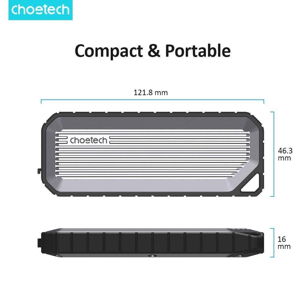 CHOETECH MSE004-GY USB3.2 Chips M.2 NVME view 5
