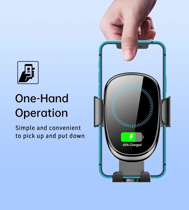 CHOETECH T203-F 15W Gravity Car Charger Holder view 4