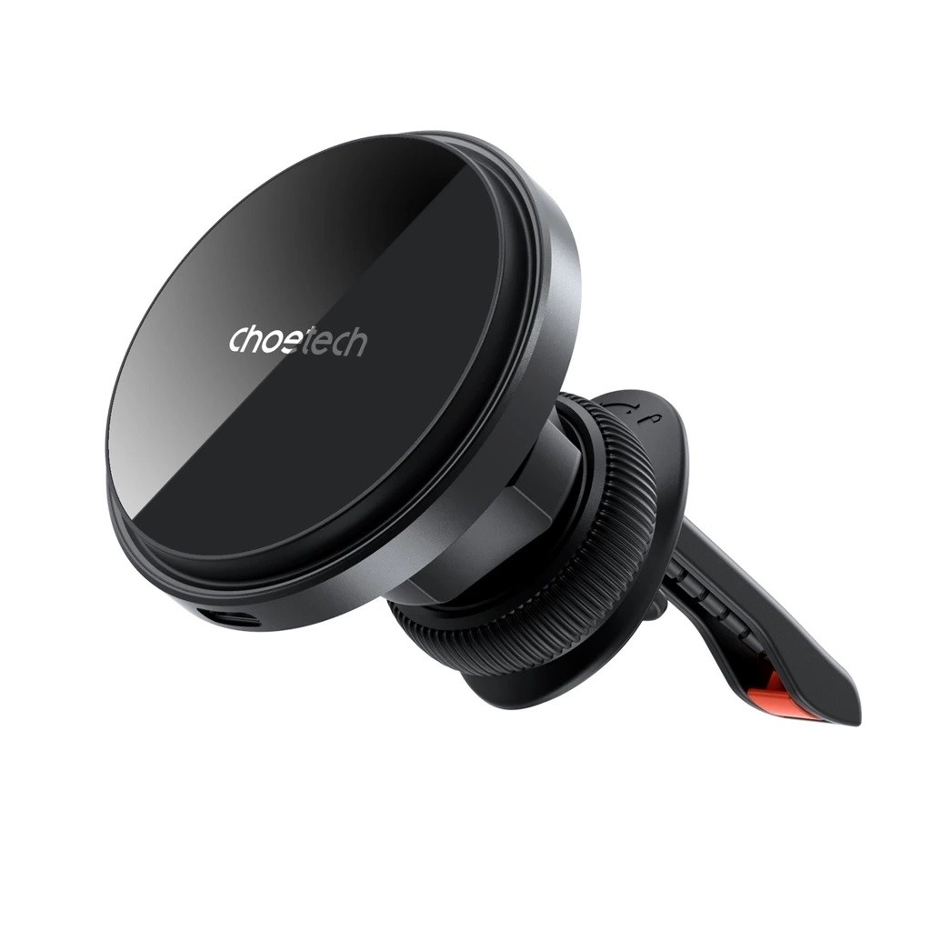 CHOETECH T205-F 15W Magnetic Car Charger Holder with LED Light (PC housing) — image 1