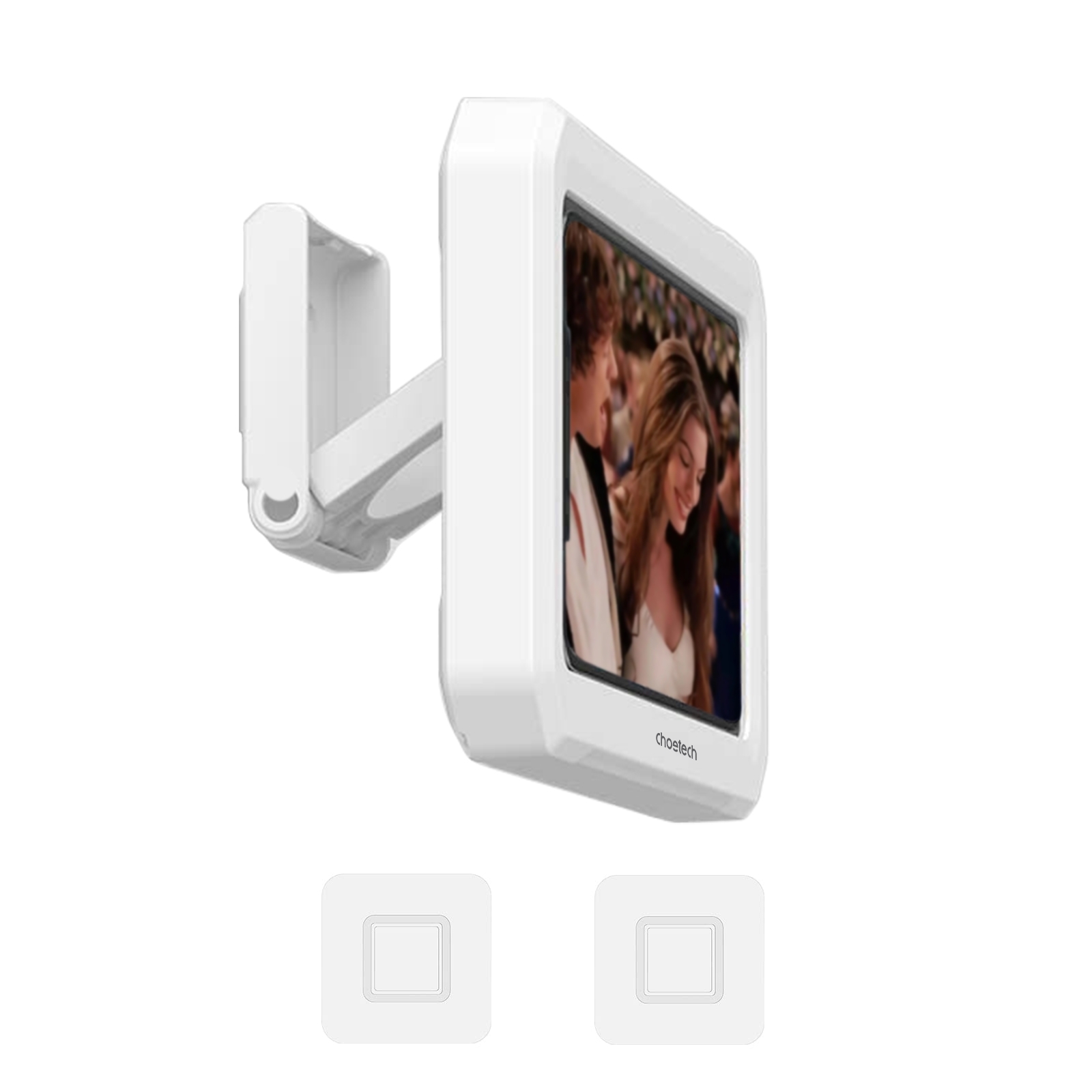CHOETECH WPC008 Bathroom Waterproof Phone holder (up to 6.7-inch) White view 2