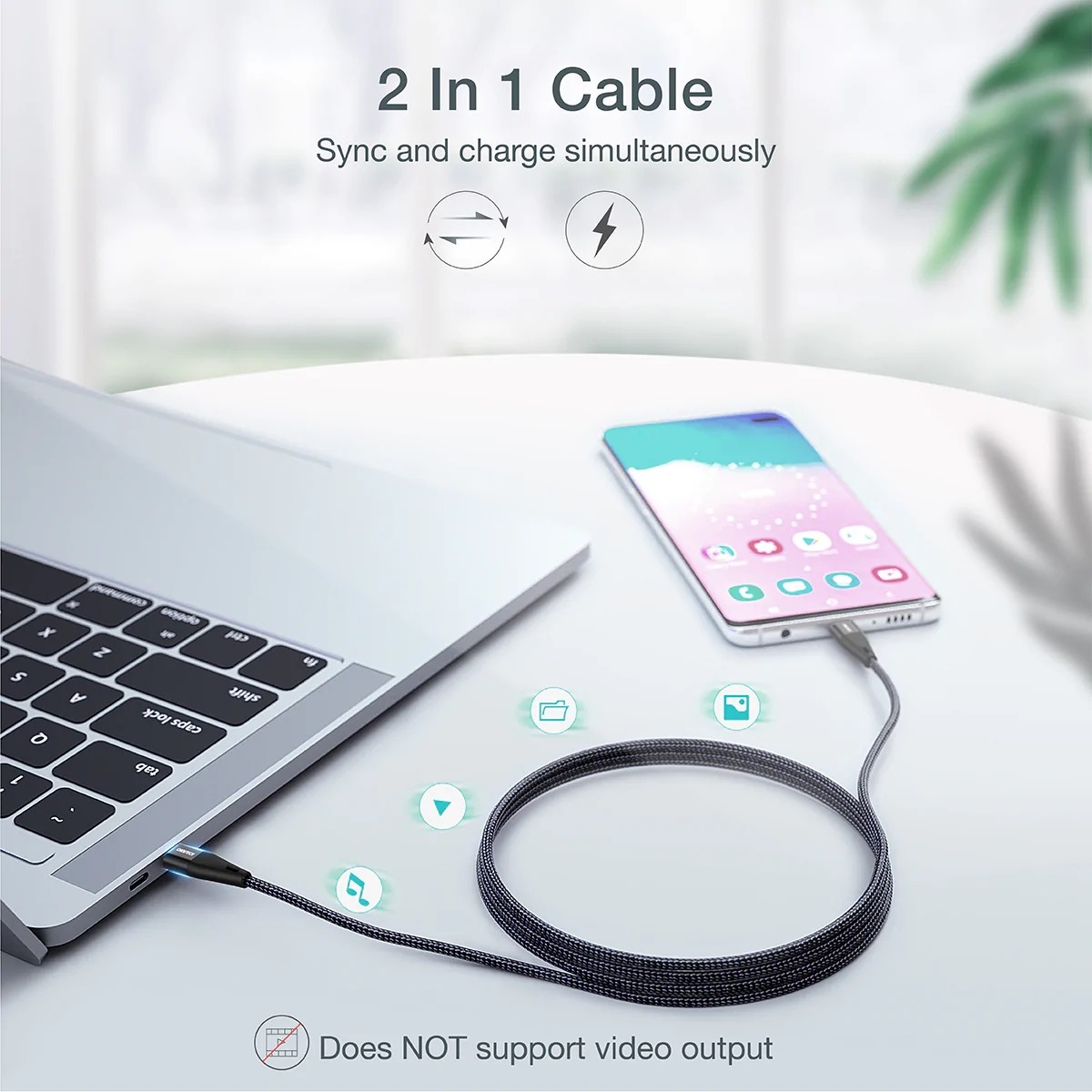 CHOETECH XCC-1003 USB-C To USB-C Cable 1.2M view 8
