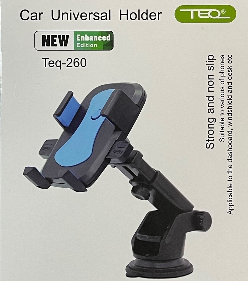 TEQ TEQ -260 Car Universal Holder Strong & non Slip (Extendable) Blue/Black view 3