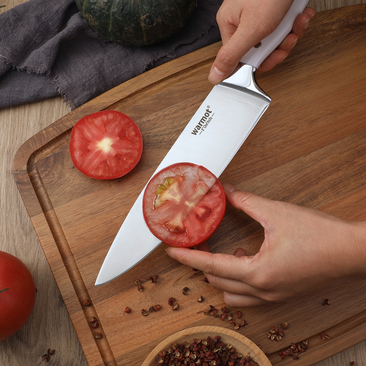 Warmot 7-Piece Ultra Sharp Chefs Knife Set with Gift Box (888-7) view 7