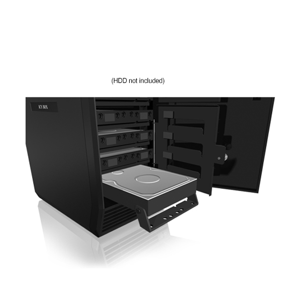 ICY BOX (IB - 3680SU3) External 8 Bay JBOD Case for 8 x 3.5 Inch SATA l/ll/lll view 3