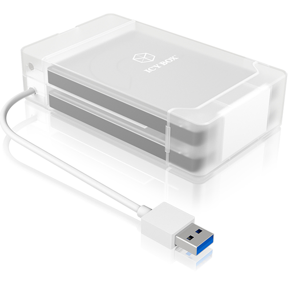 ICY BOX Adapter and enclosure for 2x 2.5" SATA HDDs/SSDs (IB-AC7032-U3) view 4