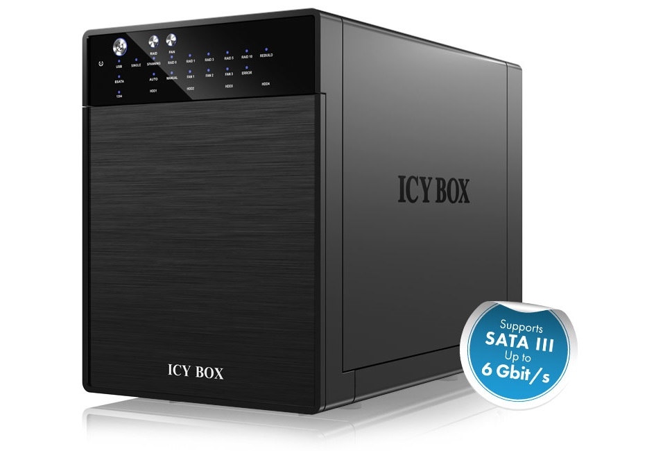 ICY BOX External 4 bay RAID System for 3.5" SATA I