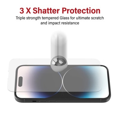 Tempered Glass Screen Protector For iPhone 15 Plus / 15 Pro Max view 5