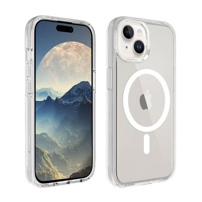 Ultimake Shockproof Transparent Magsafe Cover Case for iPhone 15 Plus view 2