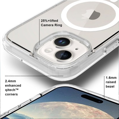 Ultimake Shockproof Transparent Magsafe Cover Case for iPhone 15 Plus view 3