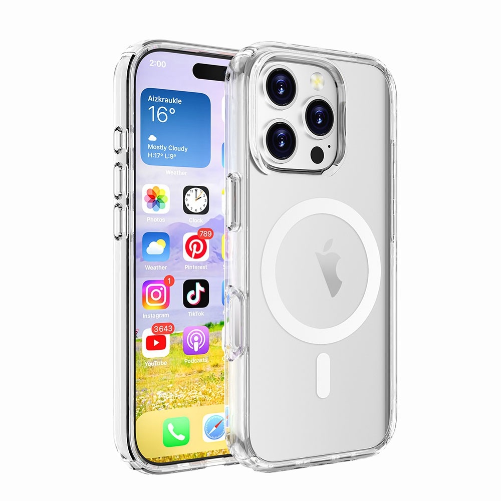 Ultimake Shockproof Transparent Magsafe Cover Case for iPhone 16 Pro Max view 2