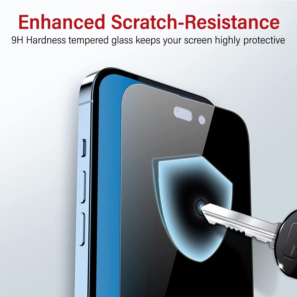 Privacy Tempered Glass Screen Protector for iPhone 16 Pro / 17 / 17 Pro view 3