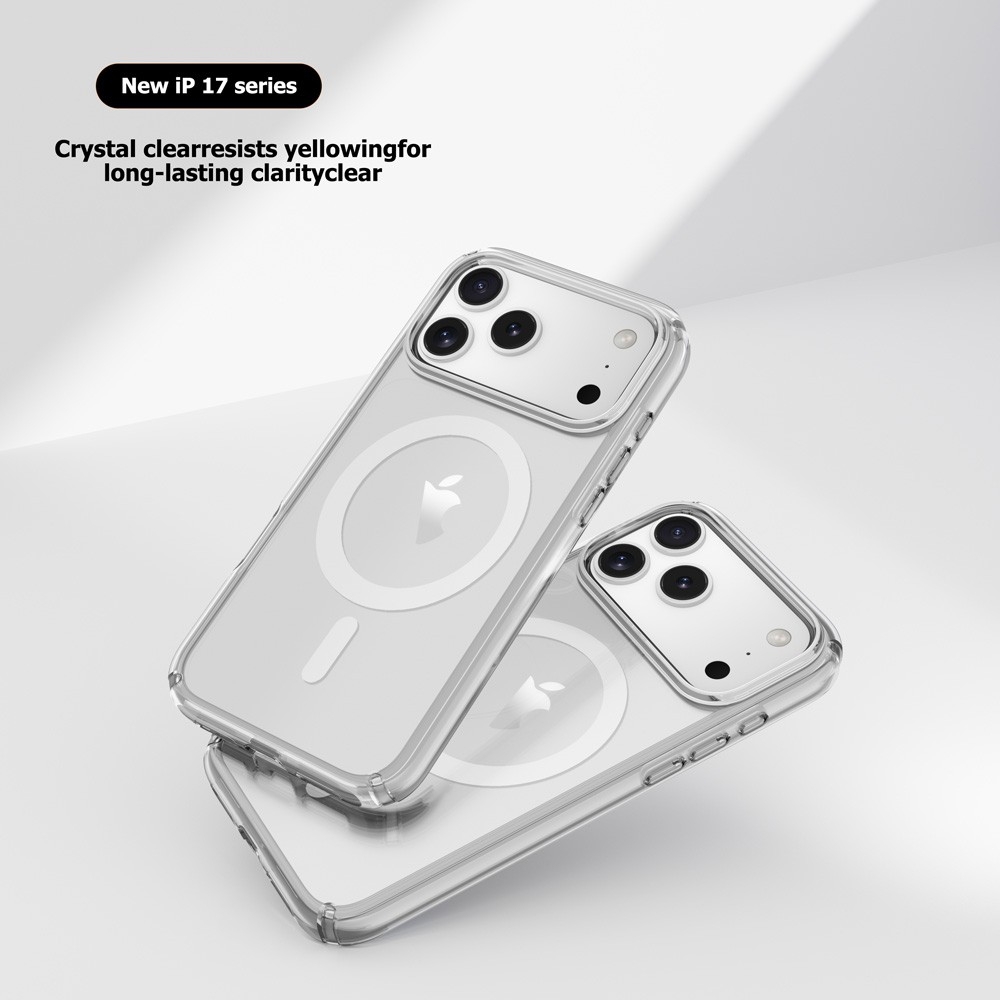 UTIA Ultimake Shockproof Transparent Case Cover With Magnetic Ring for iPhone view 2