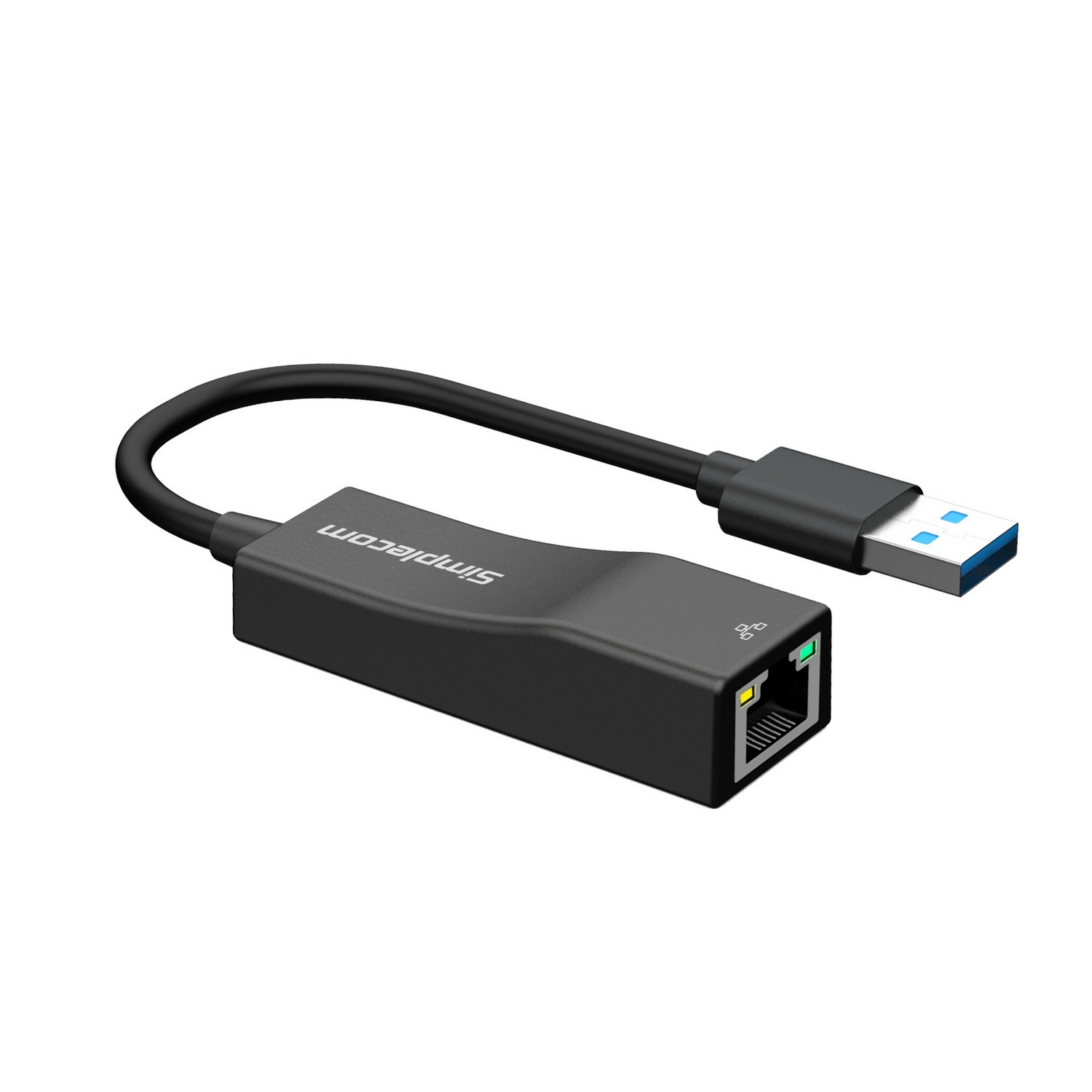 Simplecom NU302 SuperSpeed USB 3.0 to RJ45 Gigabit 1000Mbps Ethernet Network view 2