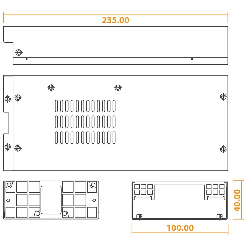 Seasonic SS-460H1U H1U 1U POWER SUPPLY view 7