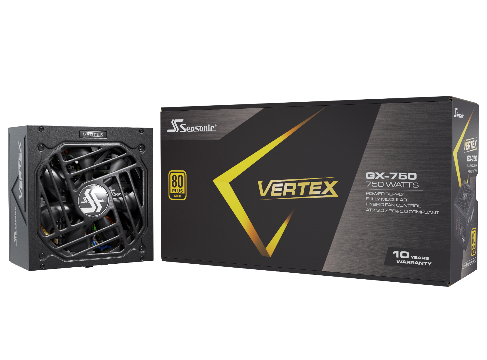 Seasonic VERTEX 750W (GX-750) 80 PLUS Gold Modular PSU ATX 3.0 view 6