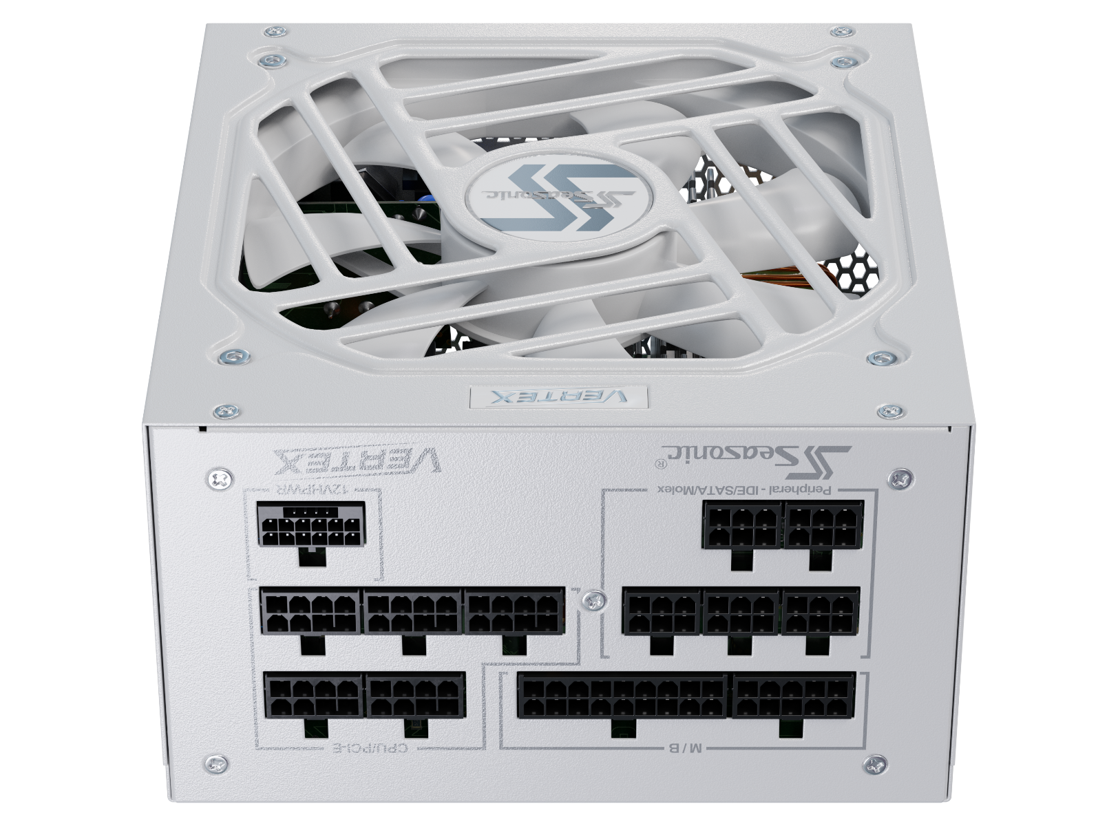 Seasonic VERTEX GX-1200 White 1200W ATX 3.0 Gold Modular PSU view 4