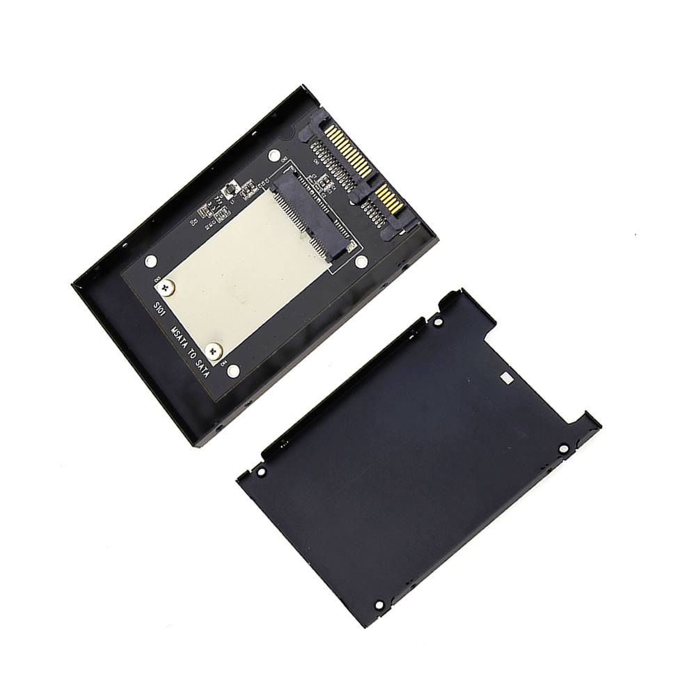 Simplecom SA101 mSATA to 7mm 2.5" SATA Converter Enclosure Aluminium view 2