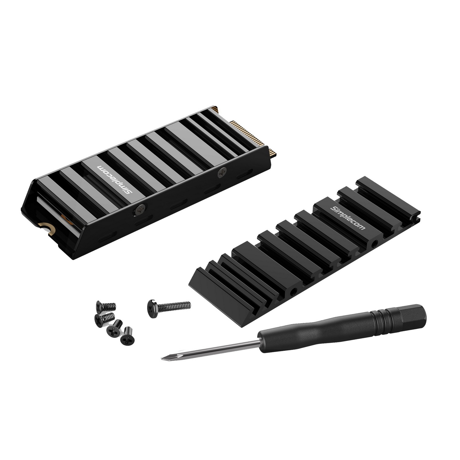 Simplecom SA110 M.2 SSD Aluminum Heatsink with Thermal Silicone Pads for PC view 5