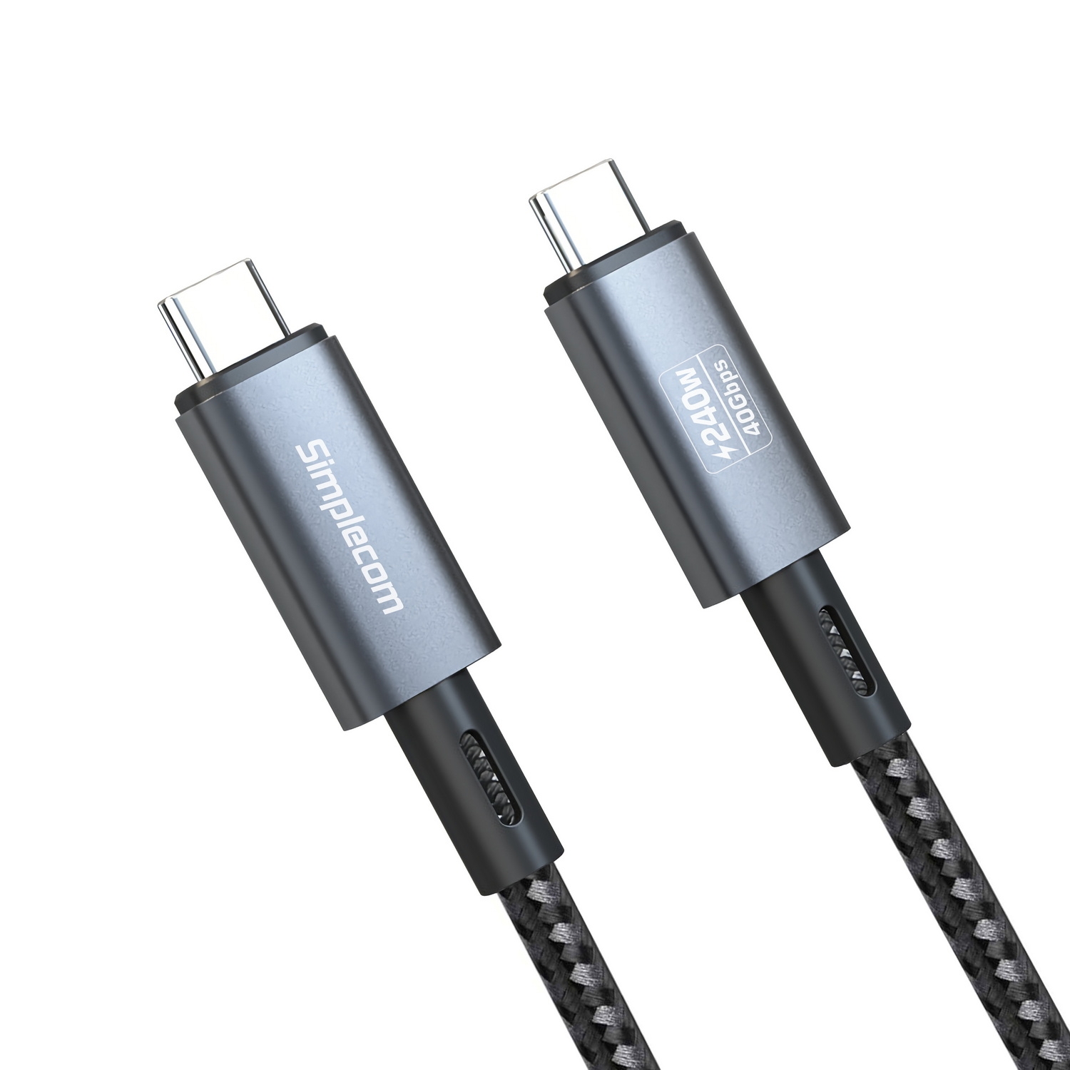 Simplecom CA615 USB-C to USB-C Cable USB4 40Gbps 5A 240W PD3.1 8K@60Hz 1.5M view 2