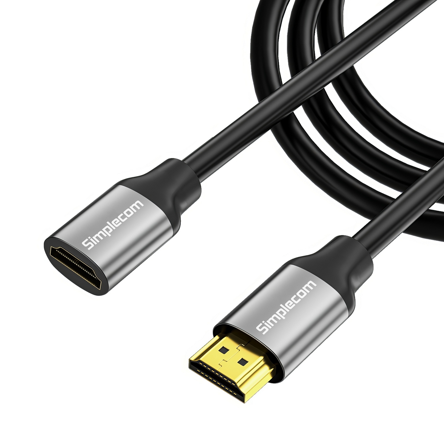 Simplecom CAF310 1.0M HDMI 2.1 Extension Cable Male to Female 48Gbps 8K@60Hz view 3