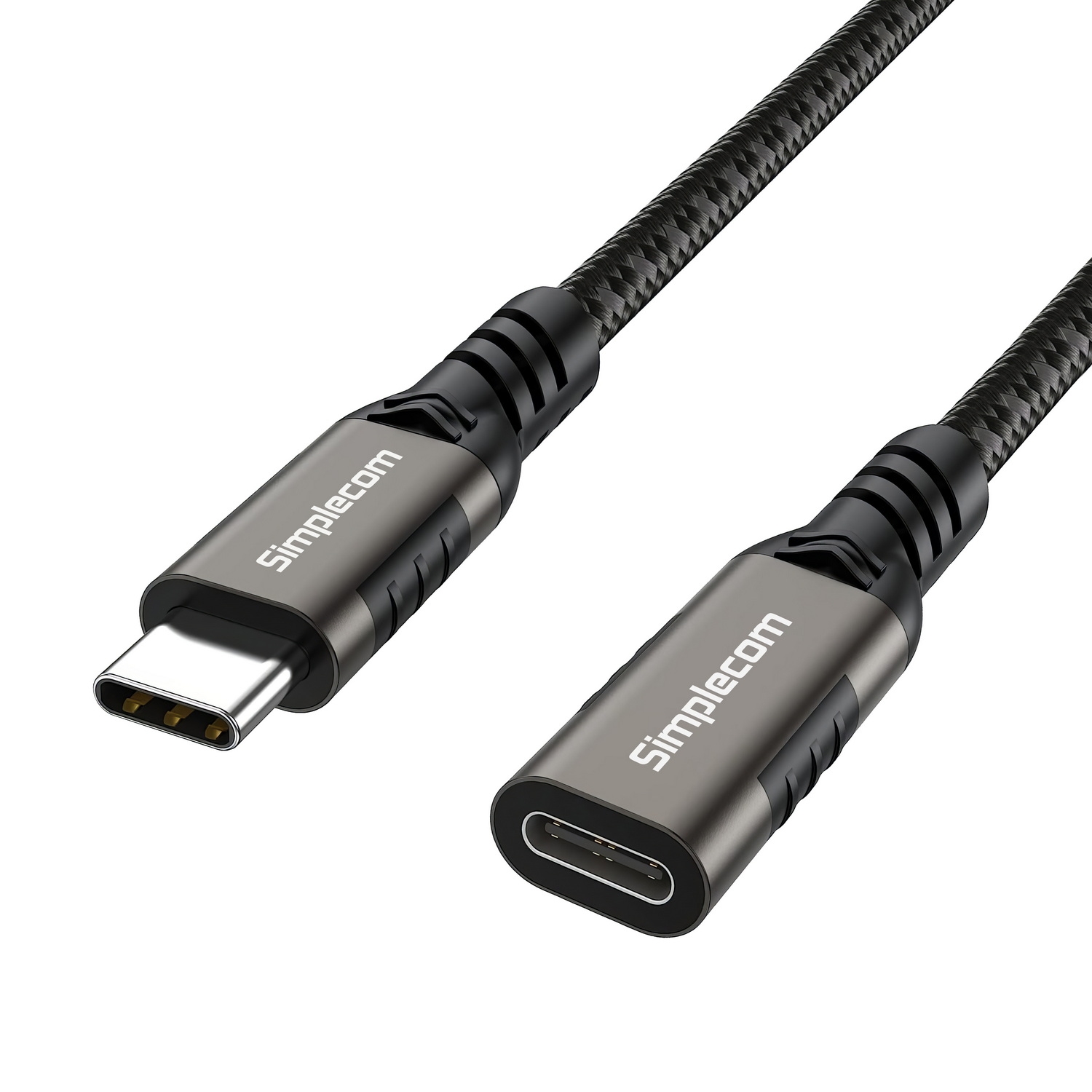 Simplecom CAU620 USB-C Male to Female Extension Cable USB 3.2 Gen2 PD 100W