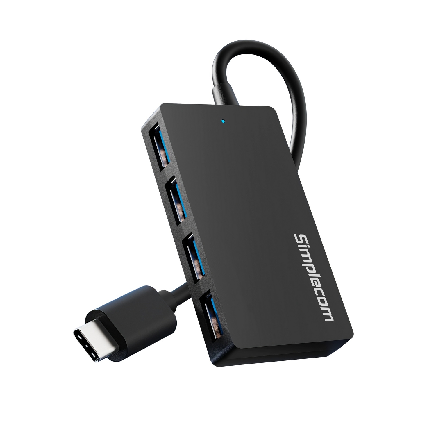 Simplecom CH350 SuperSpeed USB-C to 4-Port USB-A Hub USB 3.2 Gen1 view 2