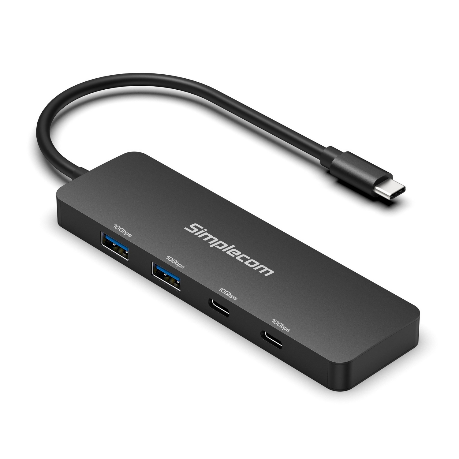 Simplecom CH392 USB 3.2 Gen2 USB-C 4-Port 10Gbps Hub (2x USB-A and 2x USB-C) view 2