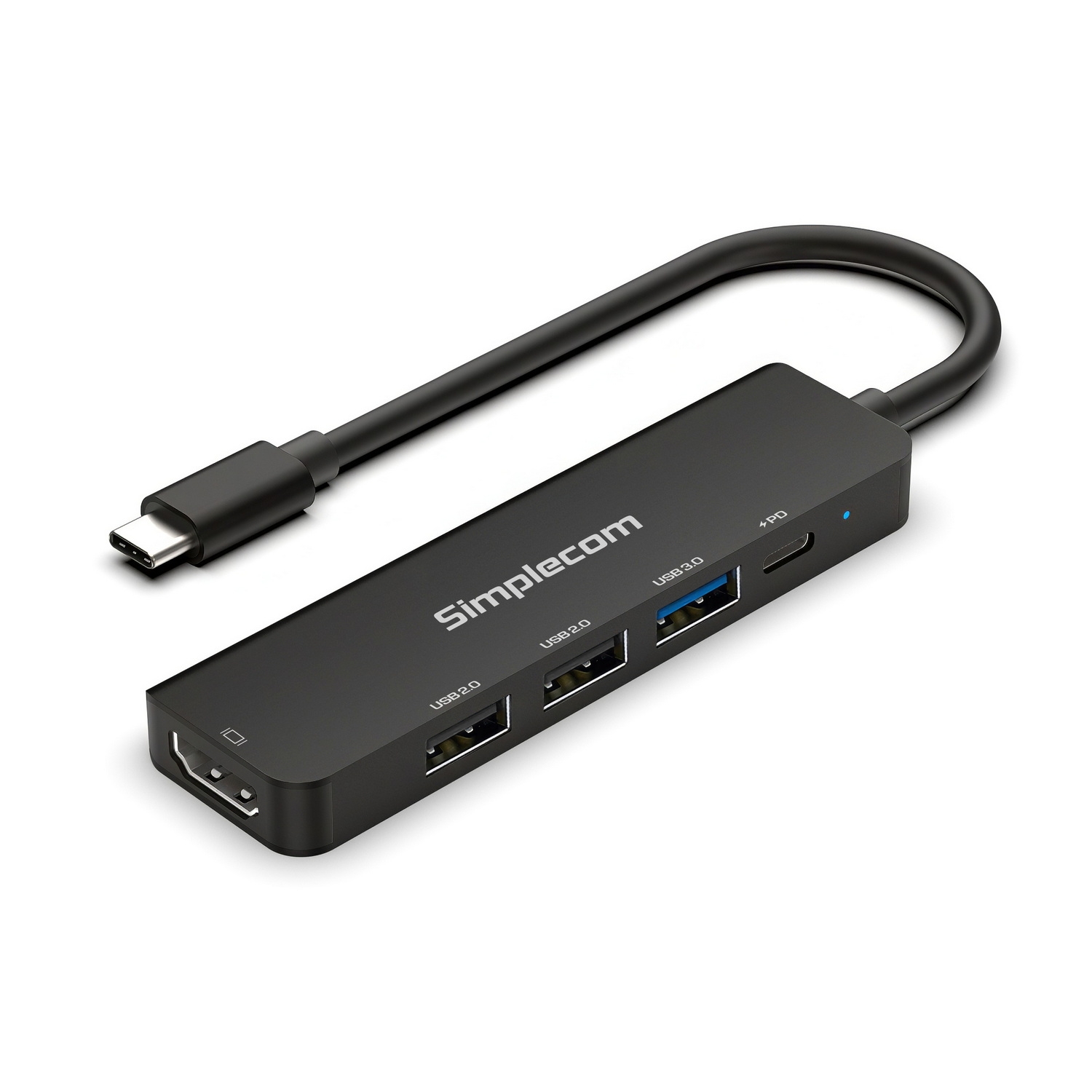 Simplecom CHT550 USB-C 5-in-1 Multiport Docking Station with USB Hub PD HDMI 2.0 view 4
