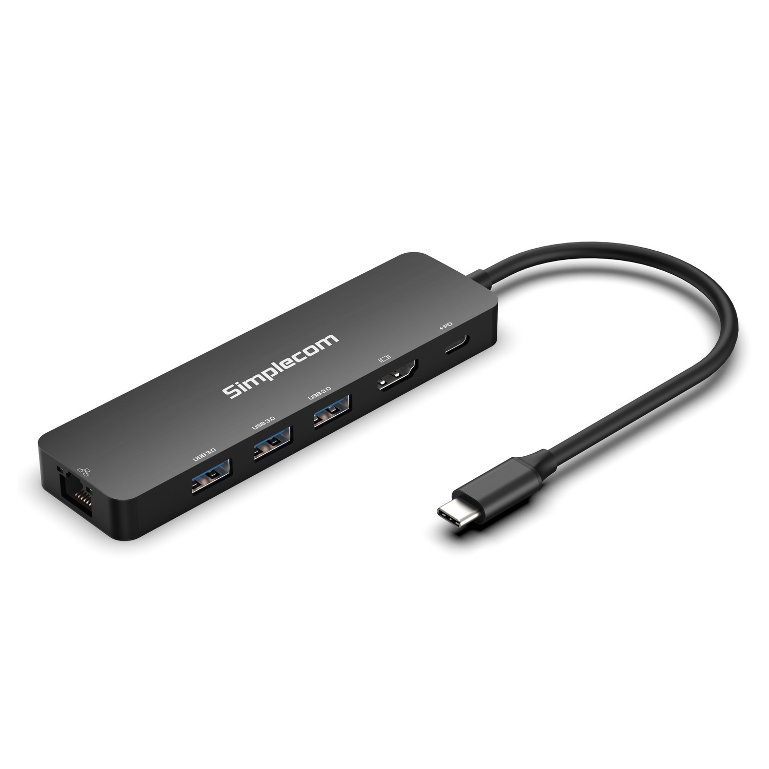 Simplecom CHT560 USB-C SuperSpeed 6-in-1 Multiport Docking Station HDMI 2.0 view 3