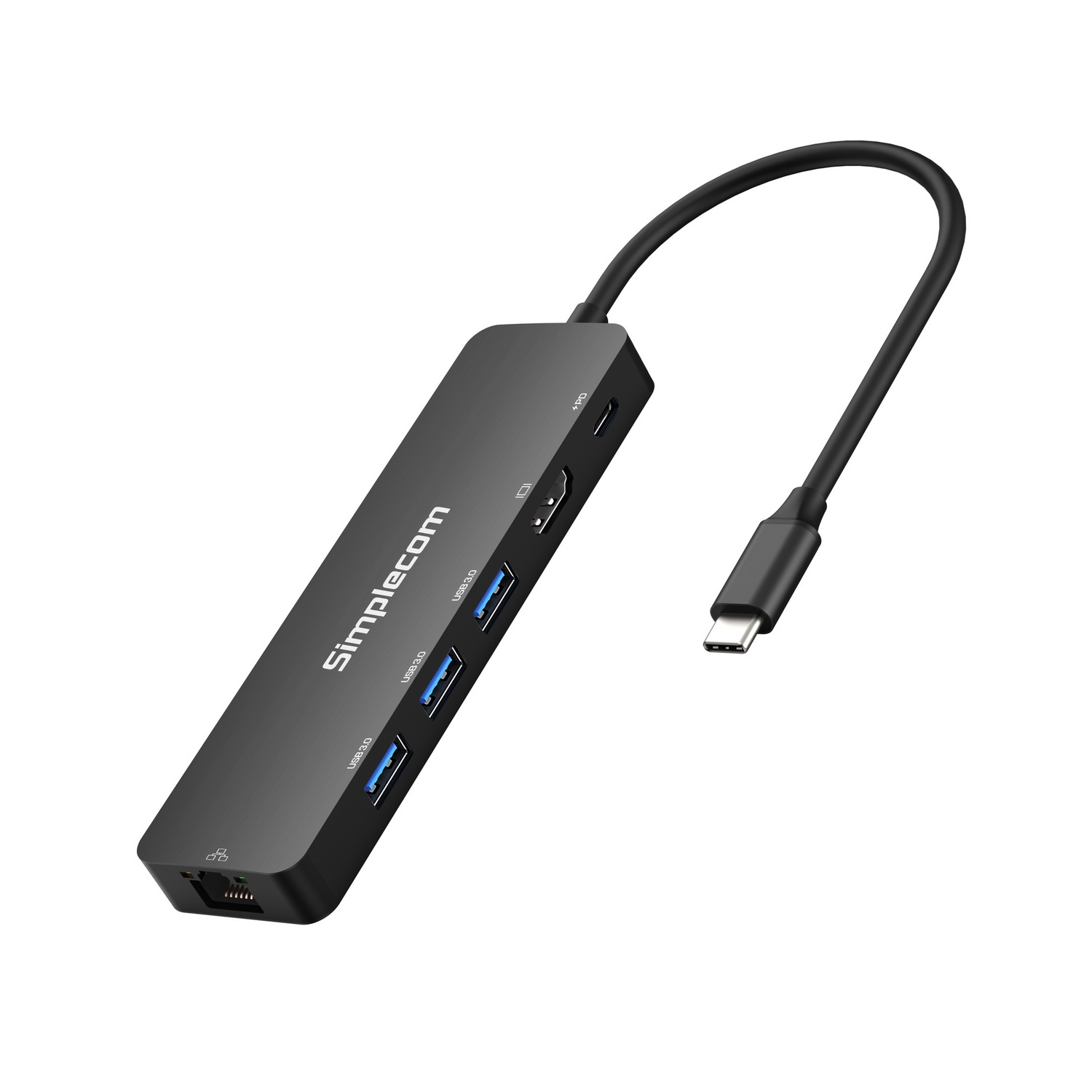 Simplecom CHT560 USB-C SuperSpeed 6-in-1 Multiport Docking Station HDMI 2.0 view 4