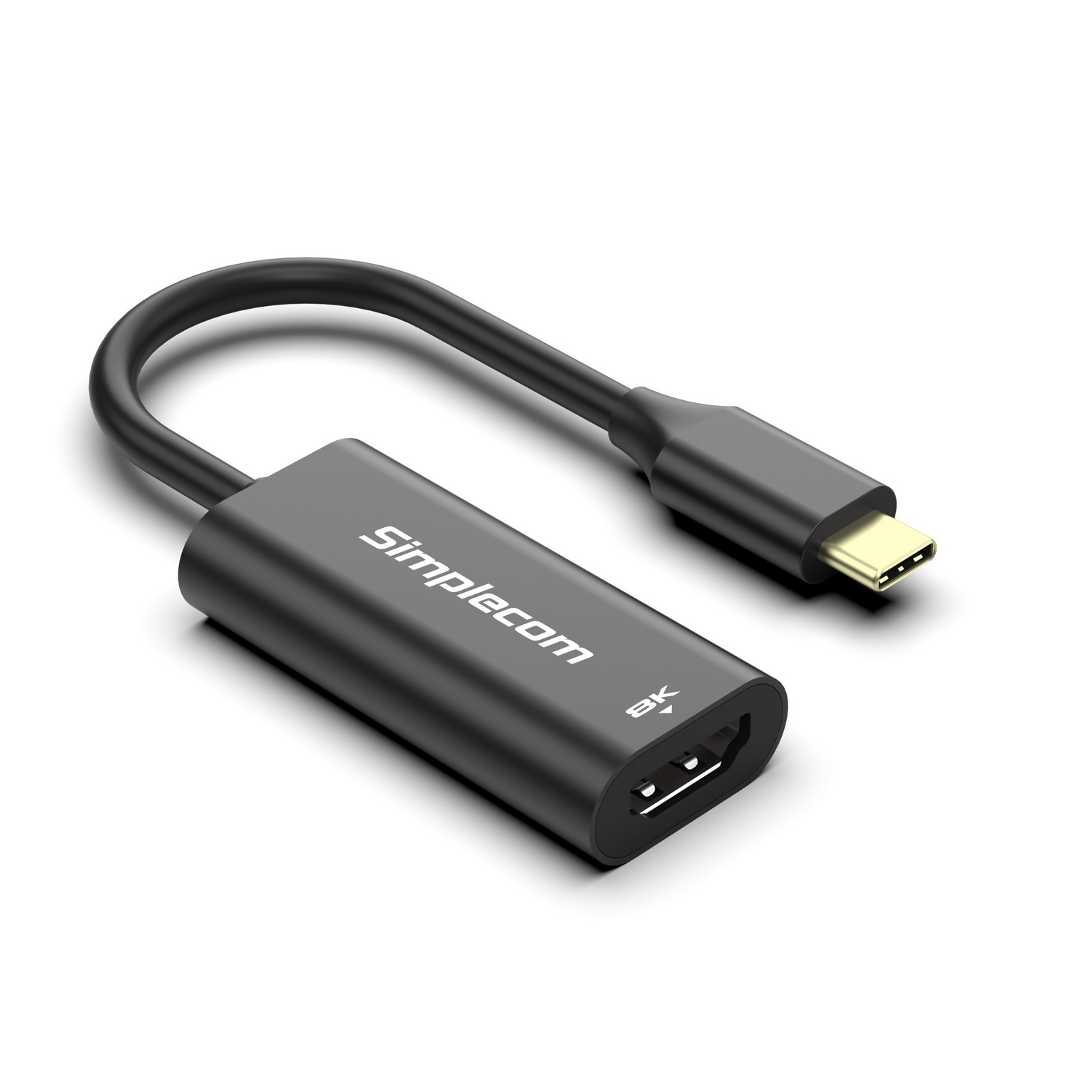 Simplecom DA105 USB-C to HDMI 2.1 Adapter 8K@60hz view 3