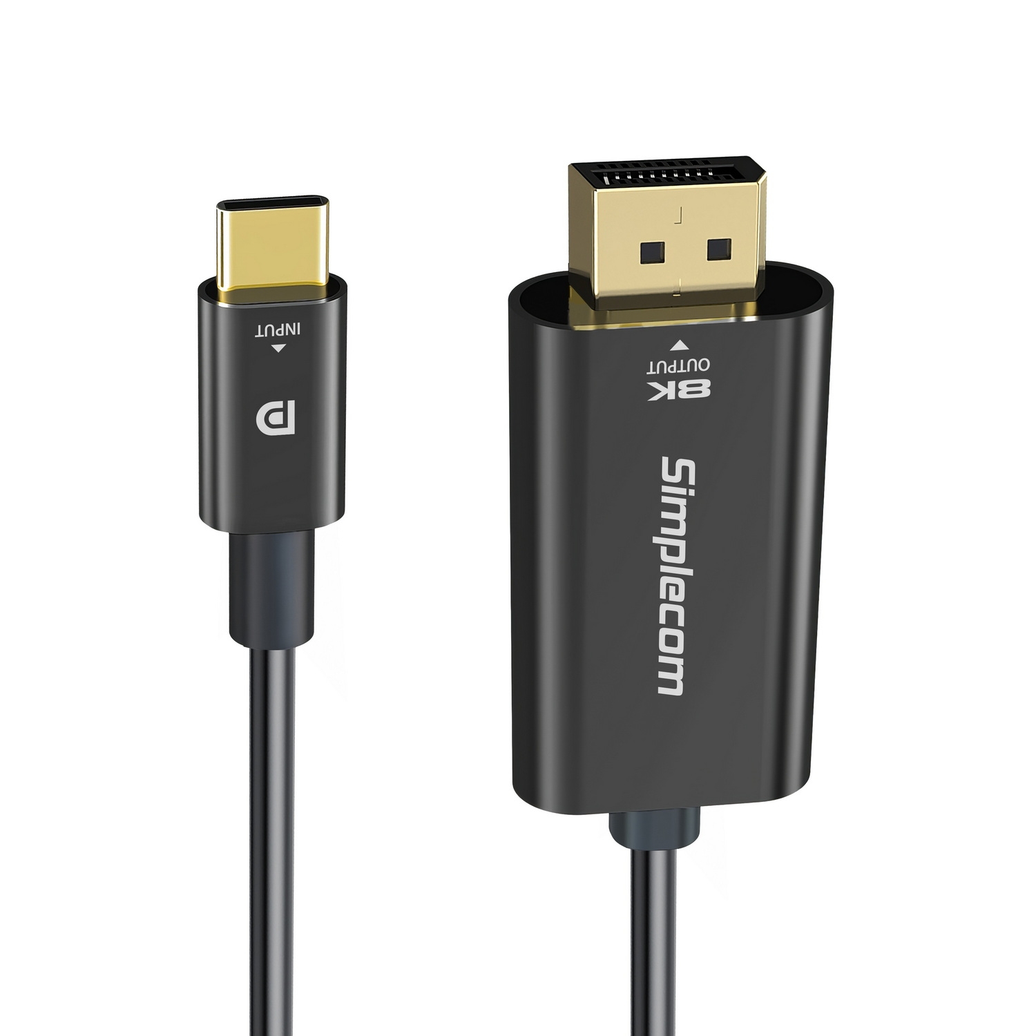 Simplecom DA323 USB-C to DisplayPort Cable DP1.4 8K@60Hz 2M view 2