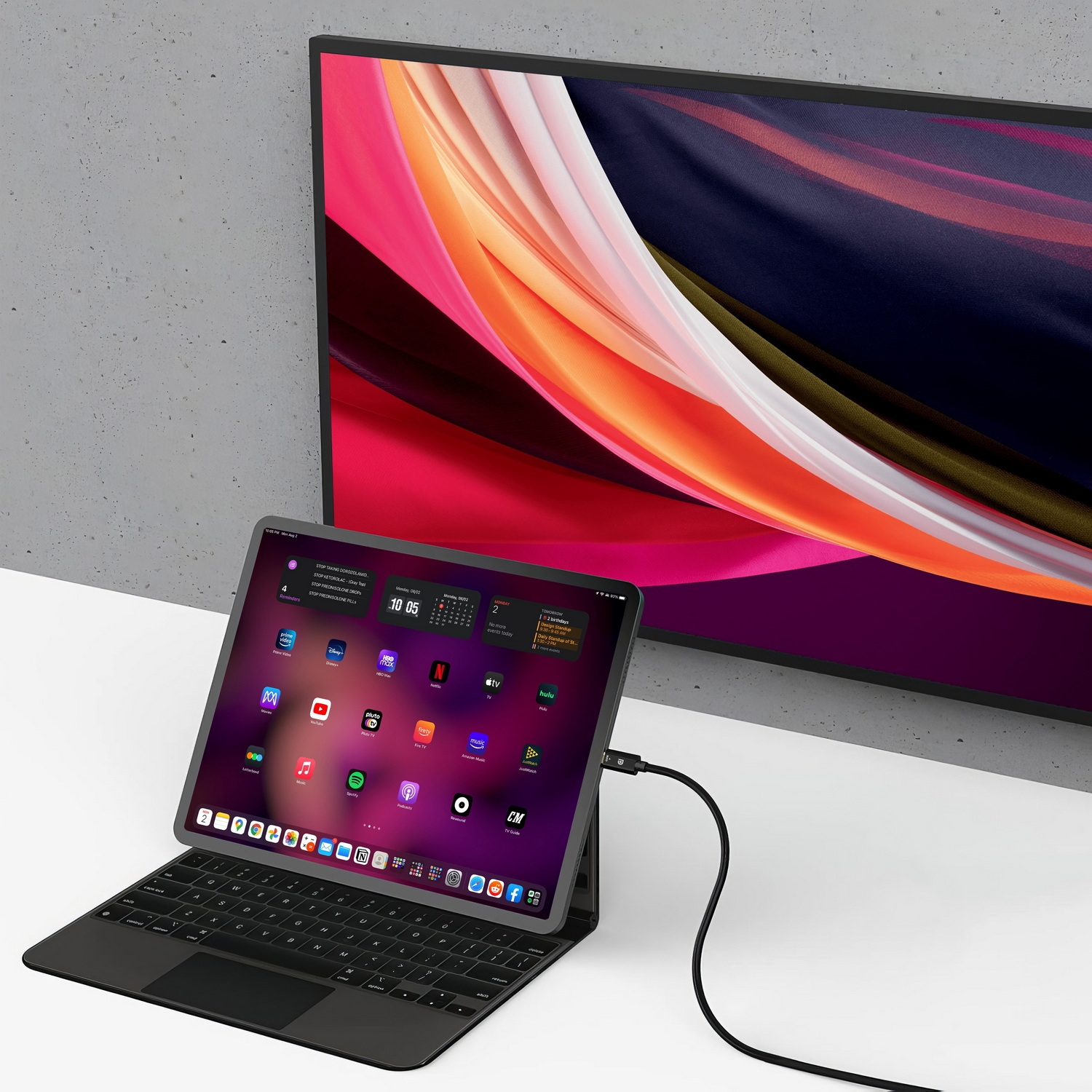 Simplecom DA323 USB-C to DisplayPort Cable DP1.4 8K@60Hz 2M view 4
