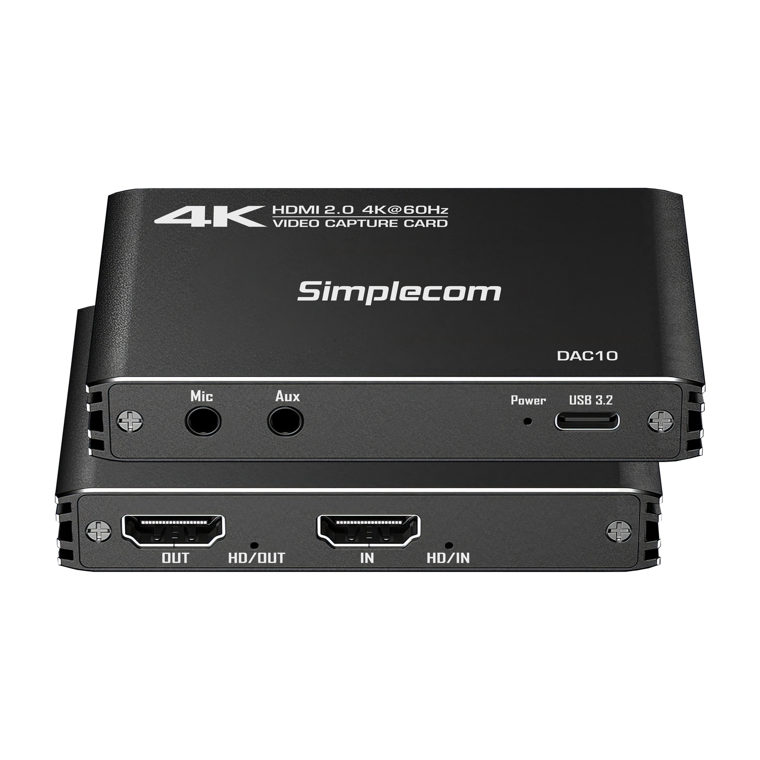 Simplecom DAC10 HDMI 2.0 to USB 4K@60hz Video Capture Card Stream and Record view 2