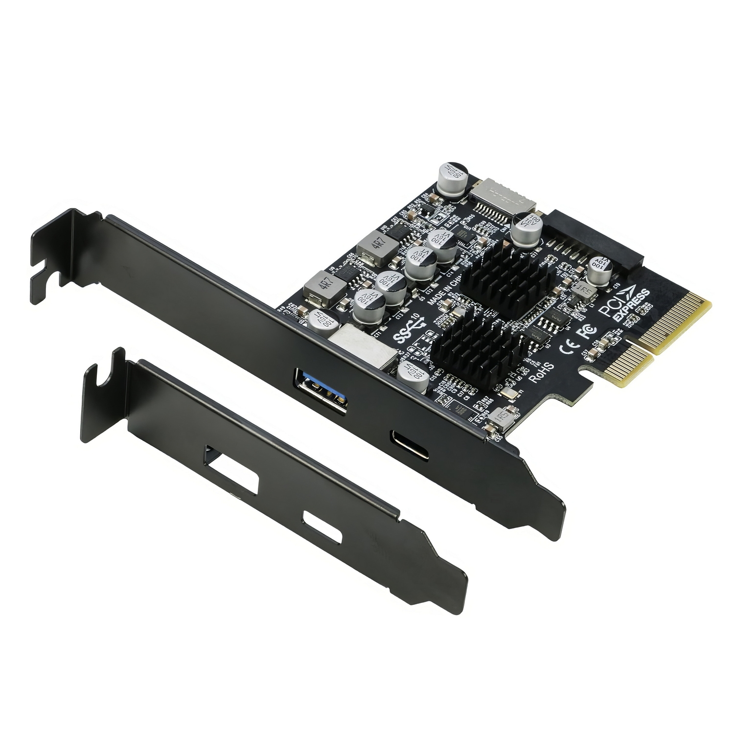 Simplecom EC315 PCIe x4 to 4-Port USB 3.2 Gen II 10Gbps Type-C and Type-A with