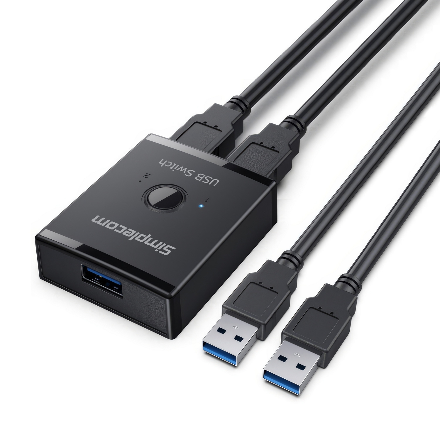 Simplecom KM125 Bi-Directional 2-Way USB 3.0 Switch 1 In 2 Out (2 In 1 Out) 5Gbps view 3