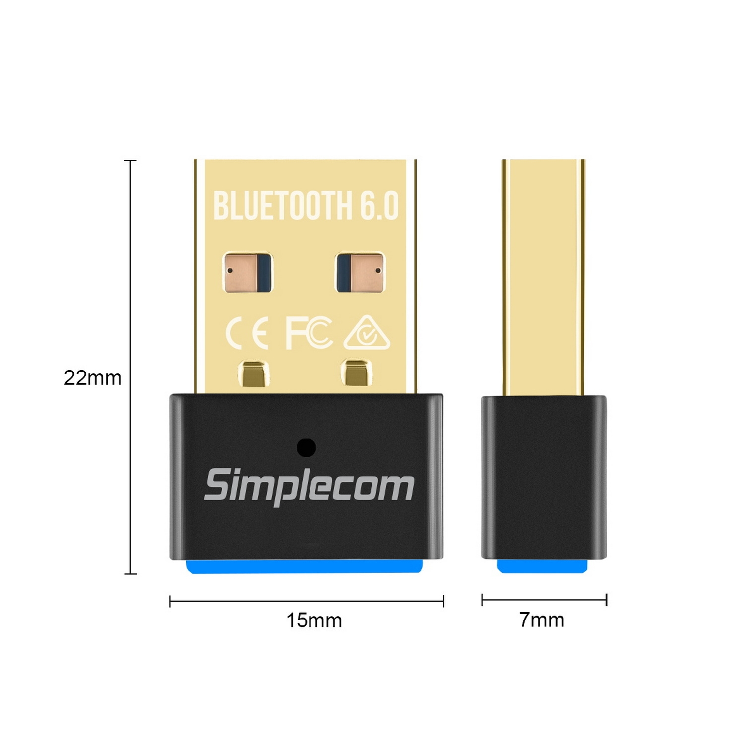 Simplecom NB600 USB Bluetooth 6.0 Adapter Wireless Dongle view 3