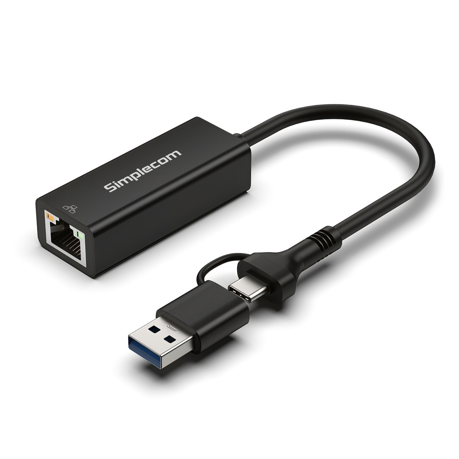 Simplecom NU315C SuperSpeed USB-C and USB-A to Gigabit Ethernet Adapter