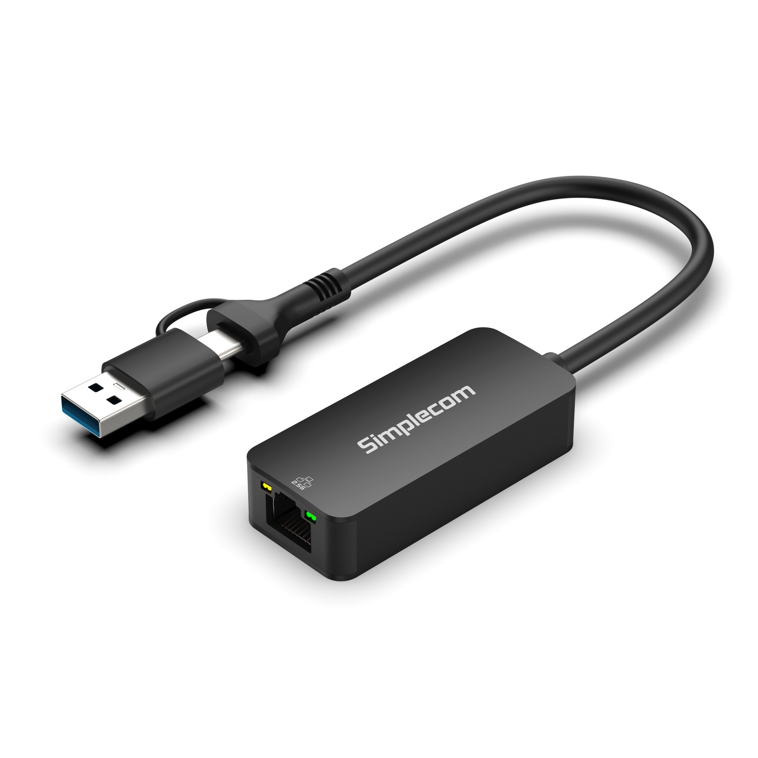 Simplecom NU405C SuperSpeed USB-C and USB-A to 2.5G Ethernet Network Adapter