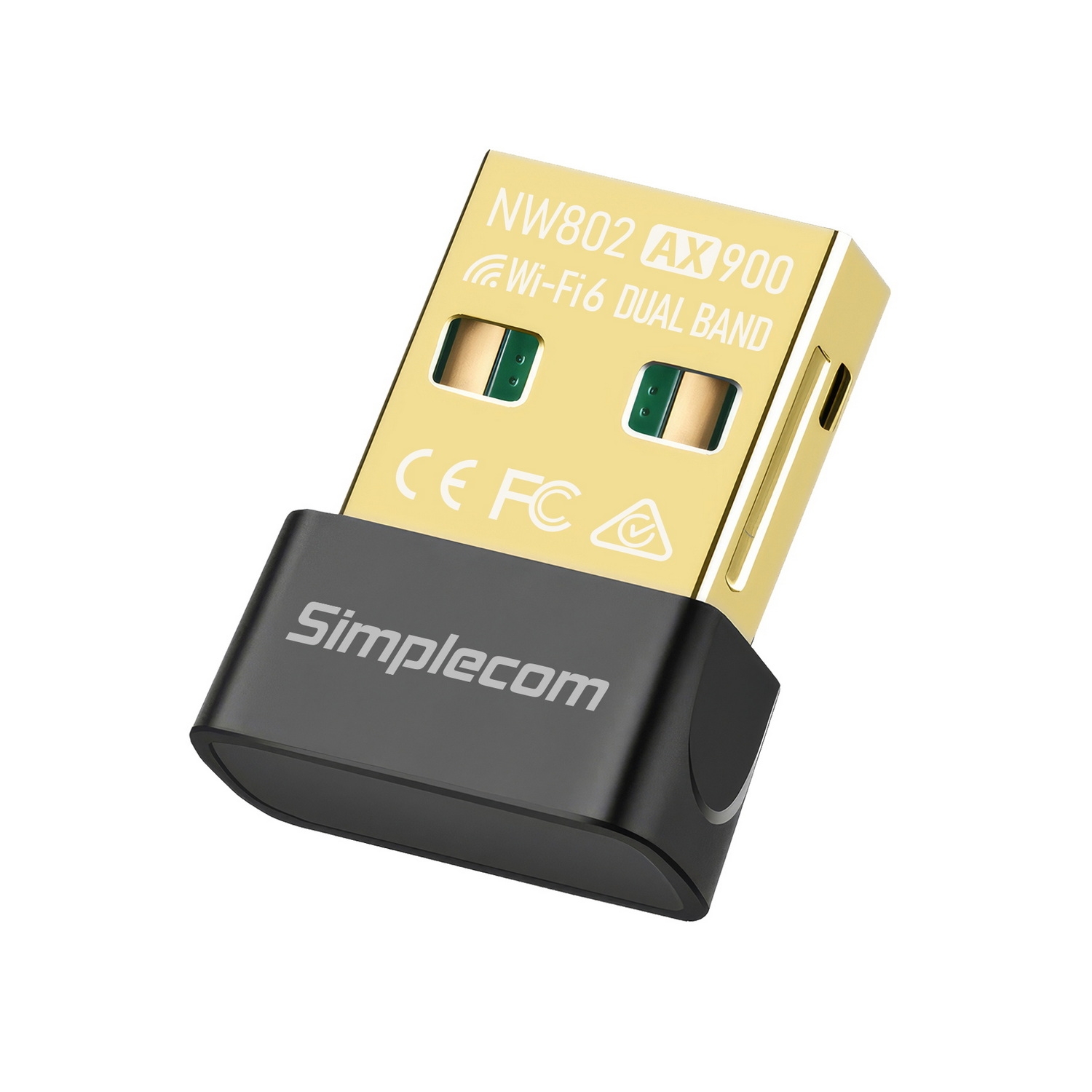 Simplecom NW802 AX900 Dual Band Wi-Fi 6 USB Wireless Nano Adapter view 2
