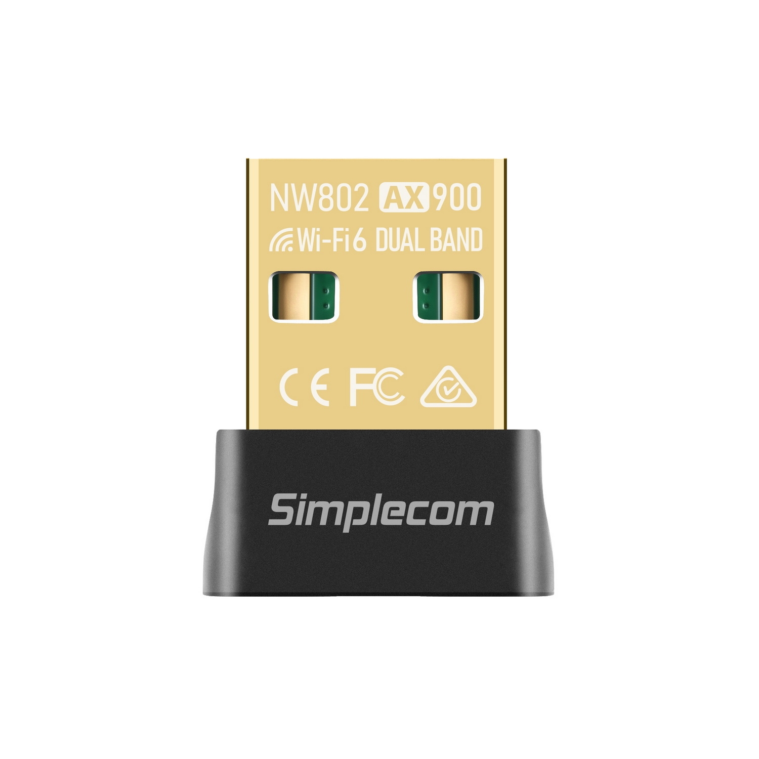 Simplecom NW802 AX900 Dual Band Wi-Fi 6 USB Wireless Nano Adapter view 3