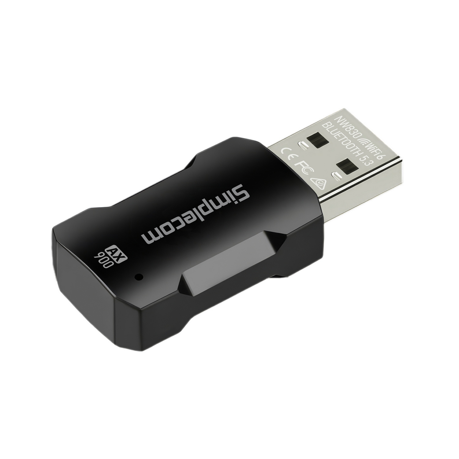 Simplecom NW830 Wi-Fi 6 and Bluetooth 5.3 Combo USB Adapter Dual Band AX900 view 2