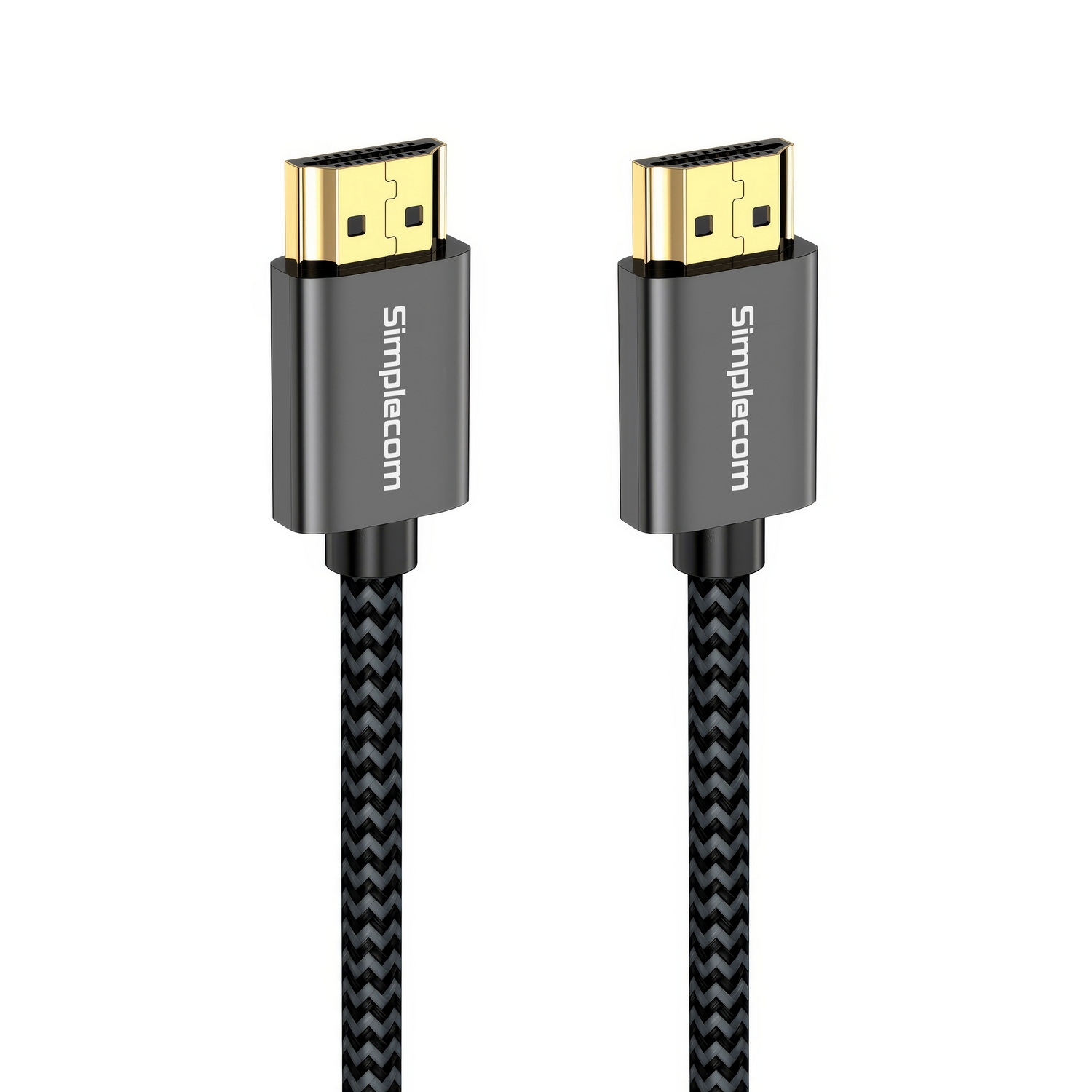 Simplecom SBT002 Ultra High Speed HDMI 2.1 Cable Nylon Braided 48Gbps 8K@60Hz view 2
