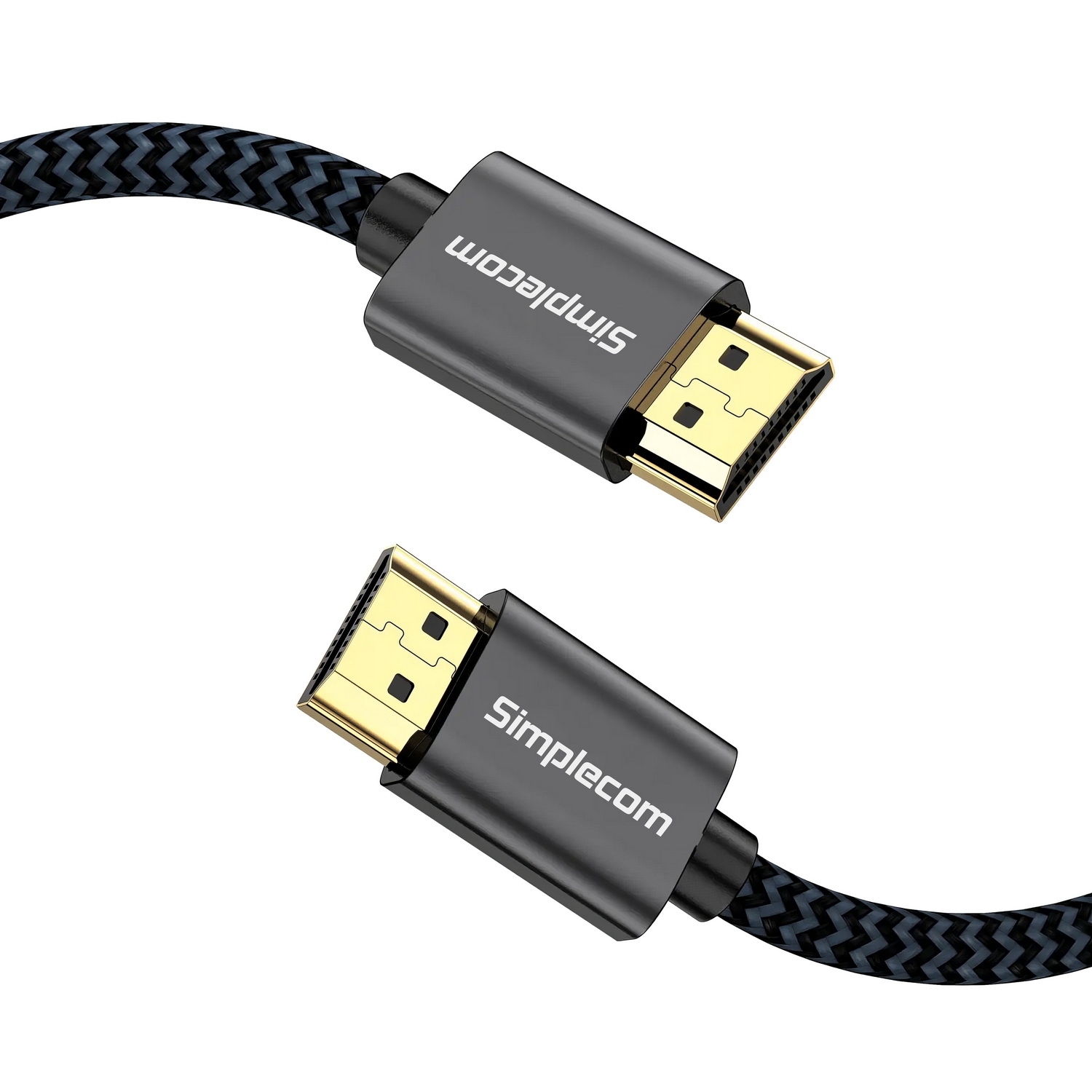 Simplecom SBT002 Ultra High Speed HDMI 2.1 Cable Nylon Braided 48Gbps 8K@60Hz view 3