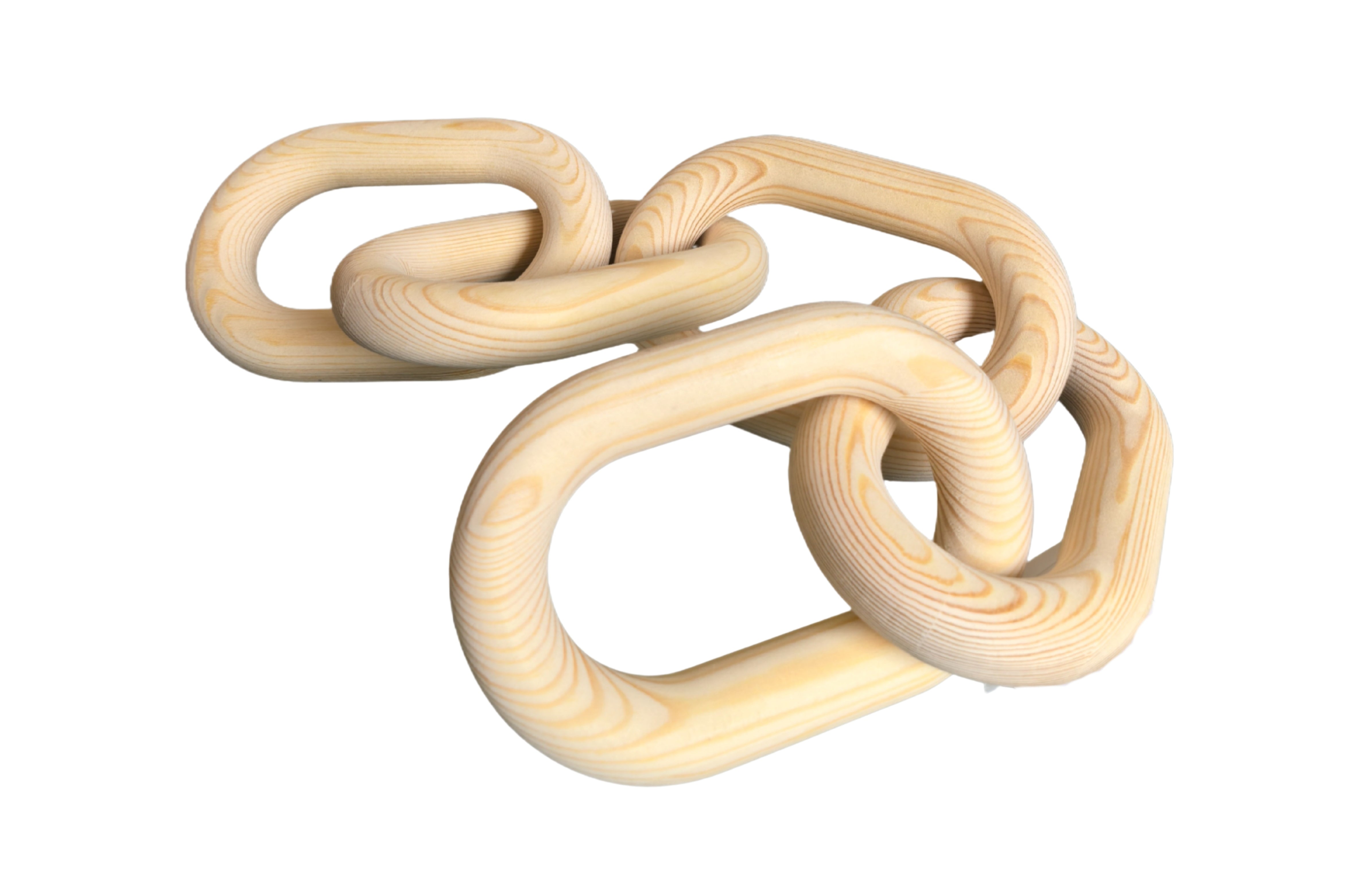 Wooden Chain Link Décor - Natural — image 1