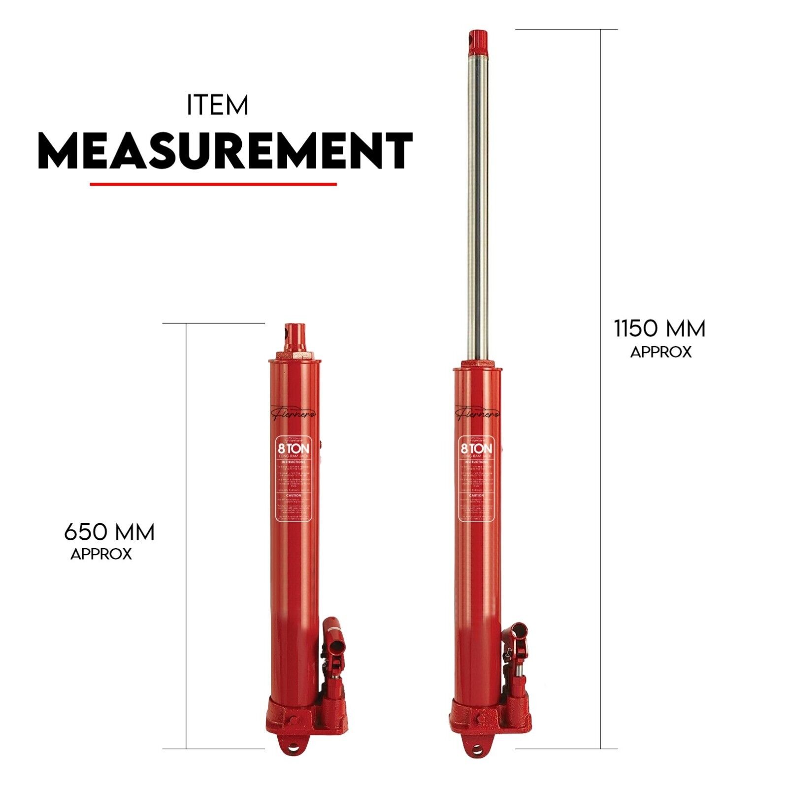 Hydraulic Long Ram 8 Ton view 2