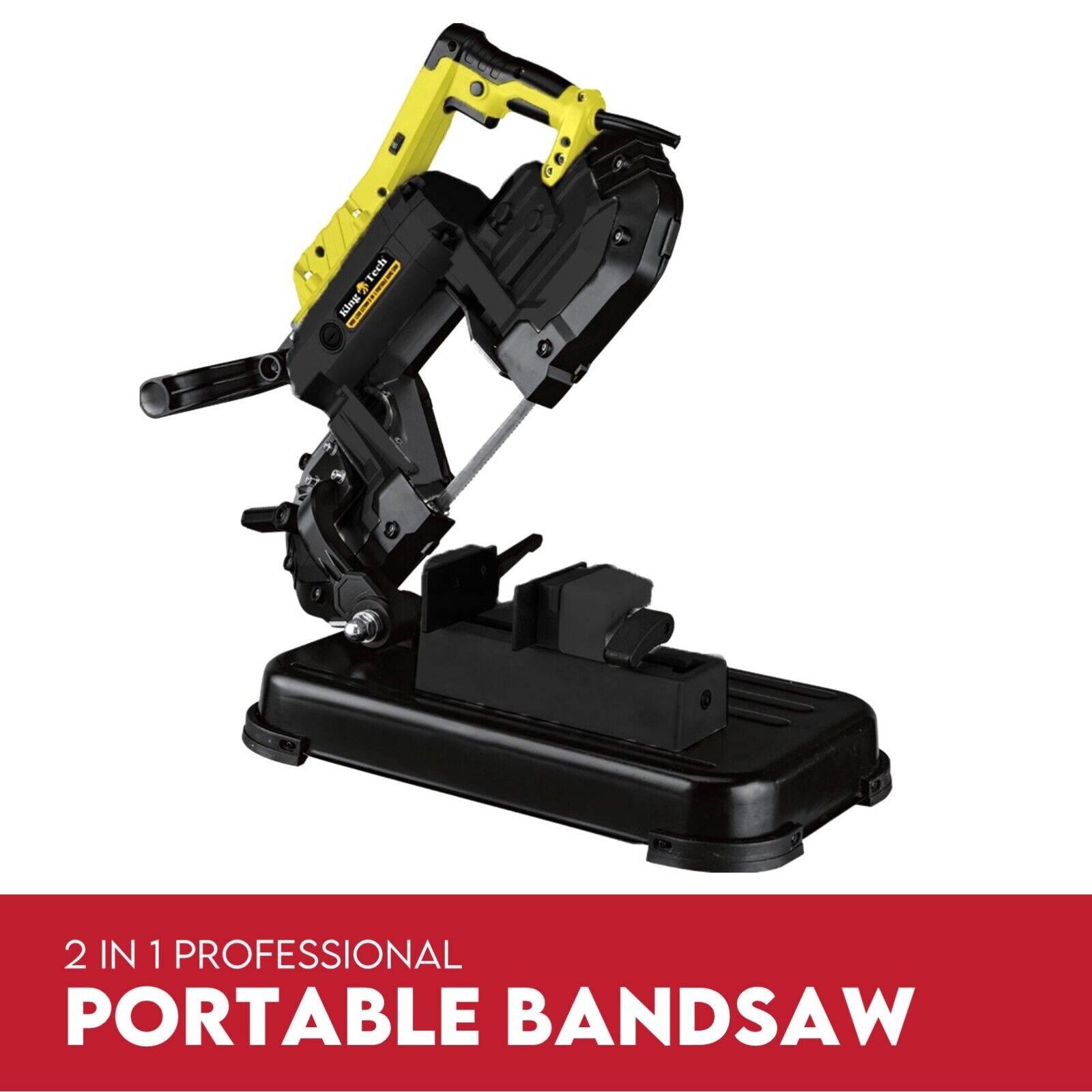 Portable Band Saw Cold Cut Metal Cut Off Chop Bandsaw 127mm view 2