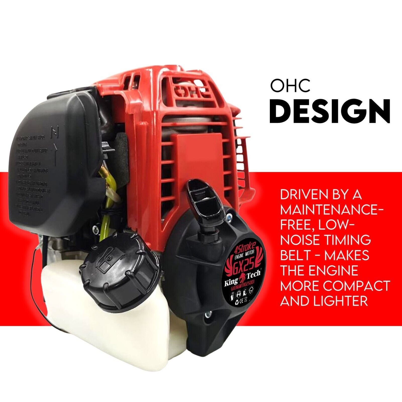 4 Stroke Engine Motor for Brushcutter Trimmer Brush Cutter Honda GX25 Replace view 4