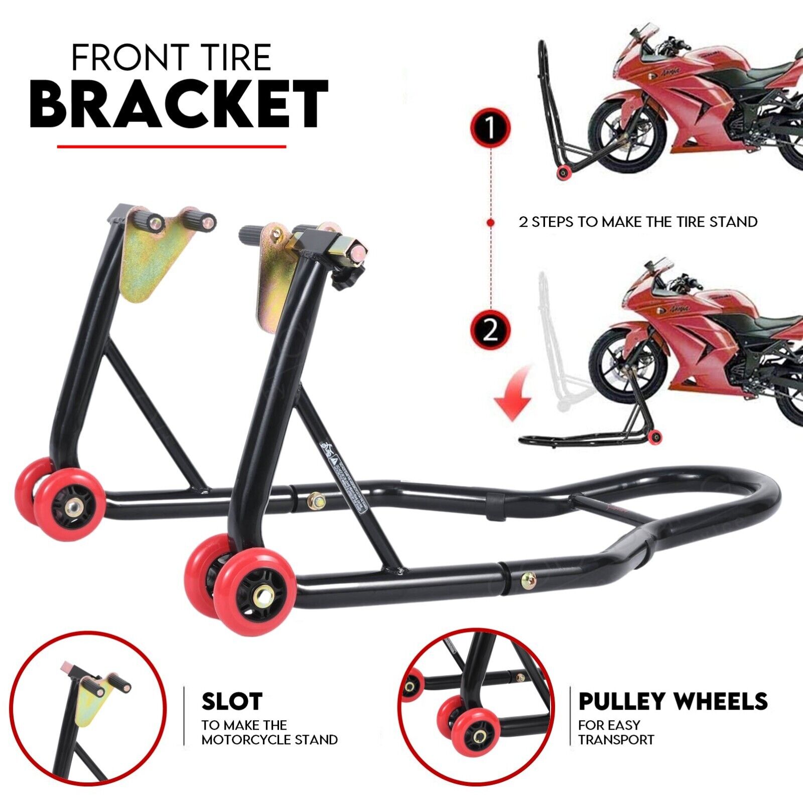 Motorcycle Stand Rear and Front view 3